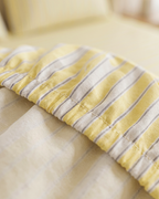 Sunrise Serenade Cotton Bedding Set – Fitted Sheet + 2 Pillow Covers