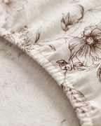 Provence Print Cotton Bedding Set – Fitted Sheet + 2 Pillow Covers