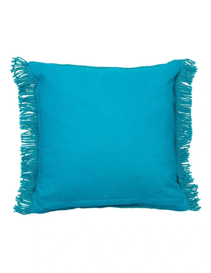 Logan and Mason Piper Teal Cushion 50 x 50cm