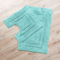 Bath Mat 2 Piece Tufted Bath Mat Set Aqua