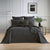 Asher Jacquard Coverlet Set Grey