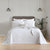 Renee Taylor Asher Jacquard Coverlet Set White