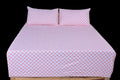 Blush Medallion Pure Cotton Fitted Bed Sheet Combo