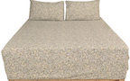Botanical Mist Pure Cotton Fitted Bed Sheet Combo