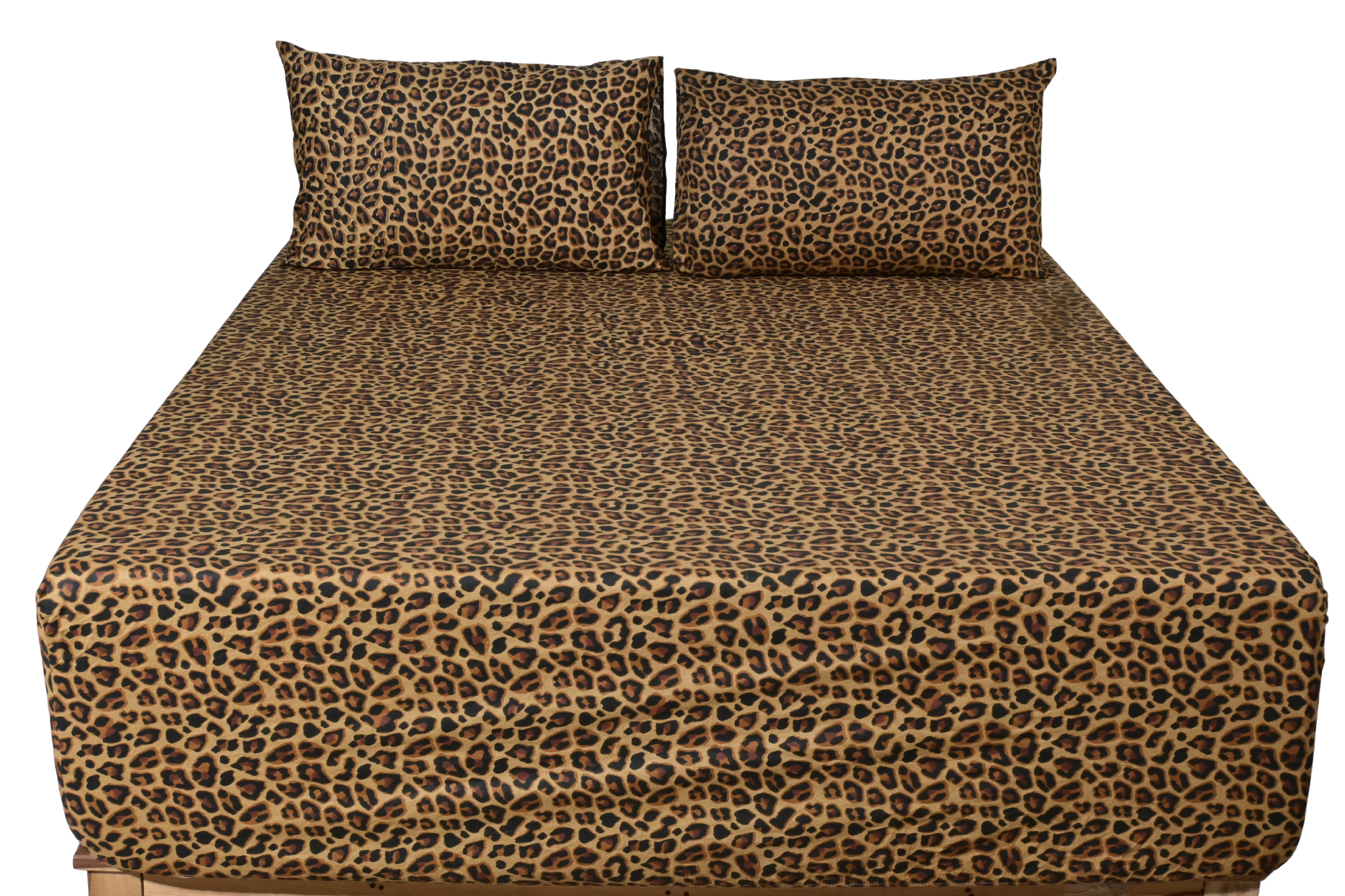 Glam Leopard Pure Cotton Fitted Sheet Combo
