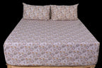 Downton Floral Pure Cotton Fitted Bed Sheet Combo