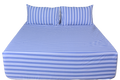 Coastal Bliss Pure Cotton Fitted Bed Sheet Combo
