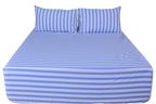 Coastal Bliss Pure Cotton Fitted Bed Sheet Combo