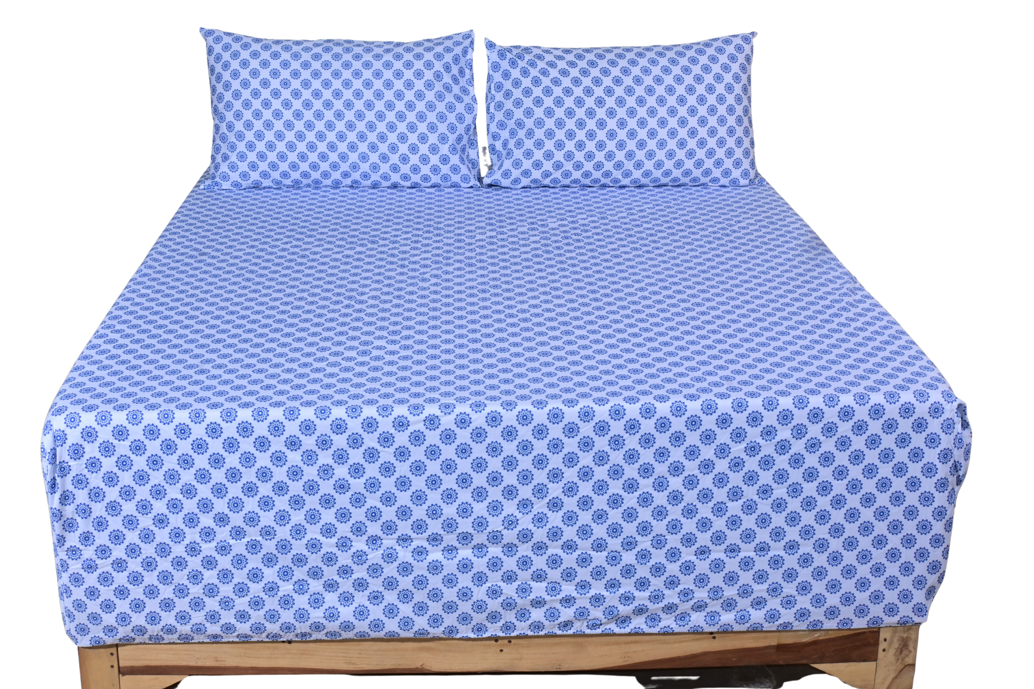 Indi Pure Cotton Fitted Sheet Combo