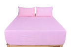 Petal PinStripe Pure Cotton Fitted Sheet Combo