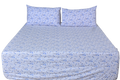 Azure Sprig Pure Cotton Fitted Sheet Combo