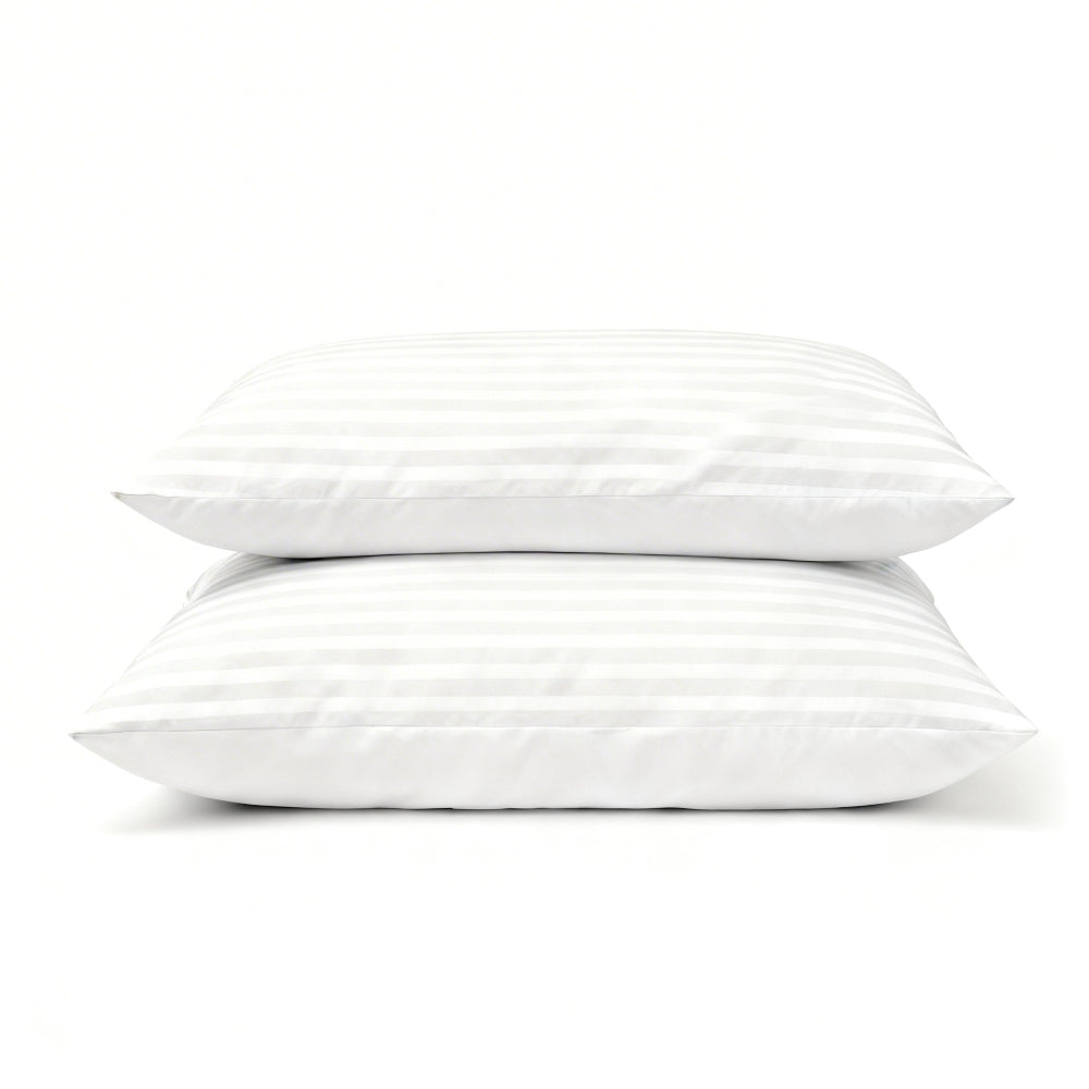 ICF Stripe Pure Cotton Cover Pillow Twin Pack