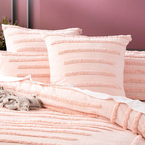 Renee Taylor Classic Tufted Quilt Cover Set Blush