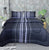 Comforter Set - Black Stripe