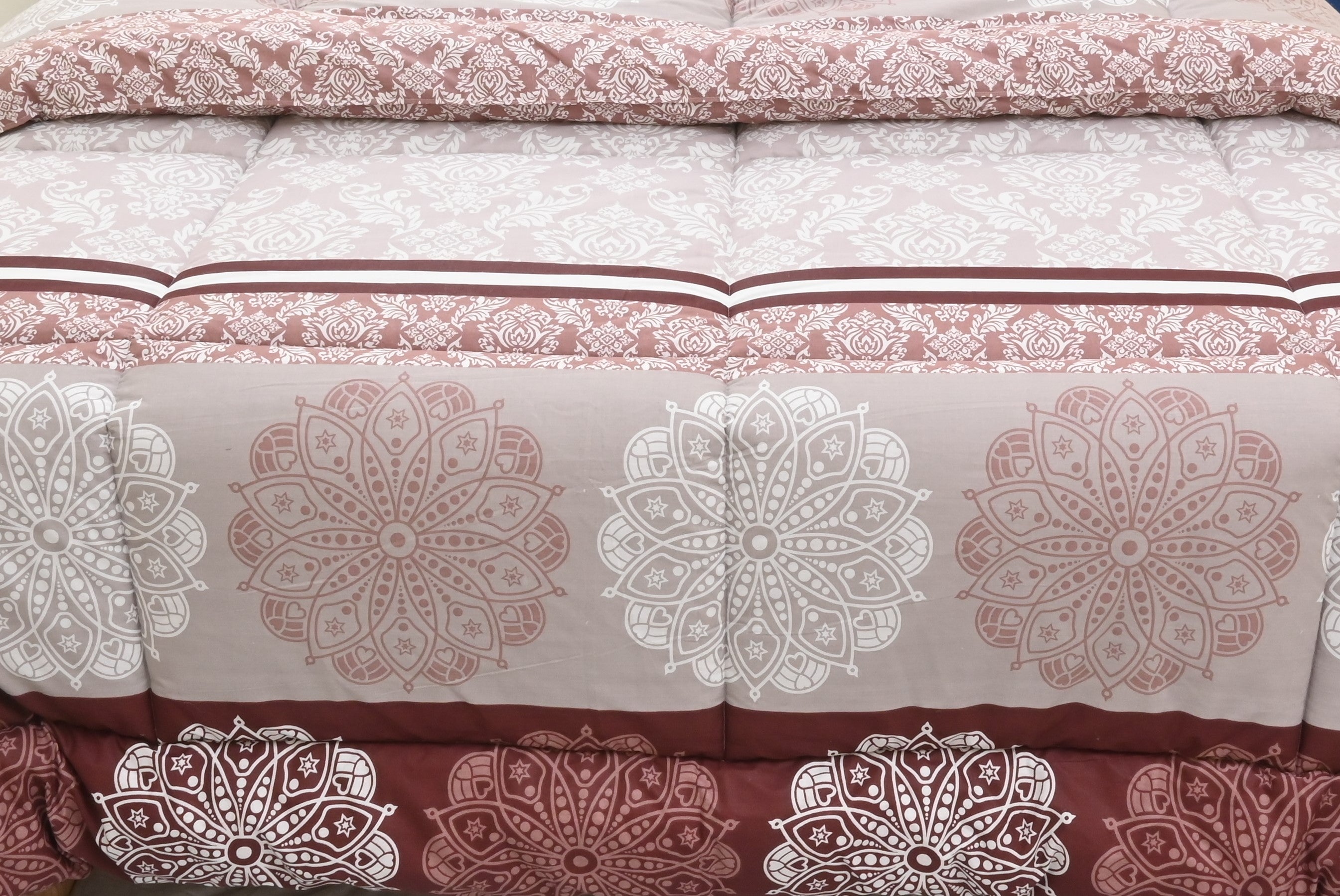 Comforter Set - Meroon Mix