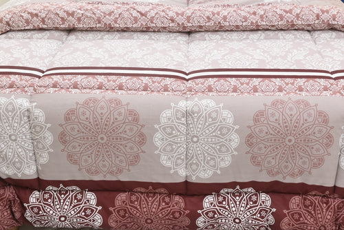 Comforter Set - Meroon Mix