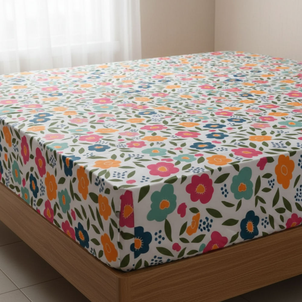 ICF Gardenia Grove Queen Size Comforter Set