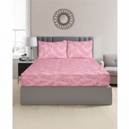 ICF Pink Olea Meadow Single Comforter Set