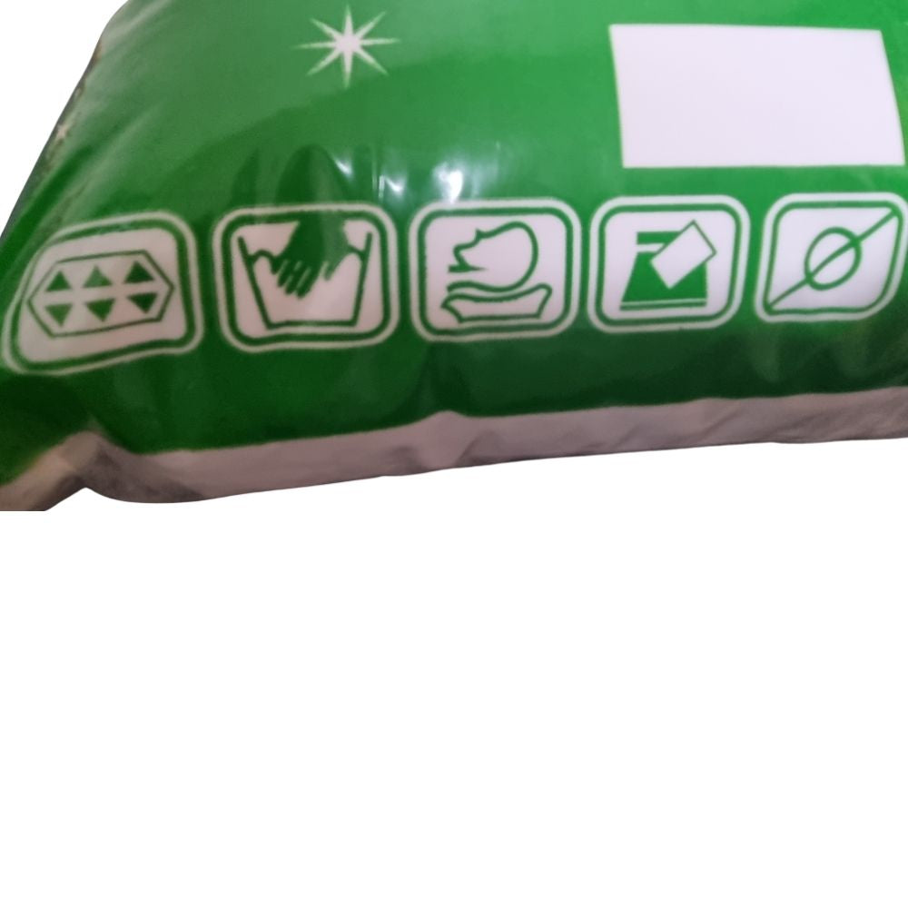 ICF Standard Plain Pure Cotton Cover Pillow  Twin Pack