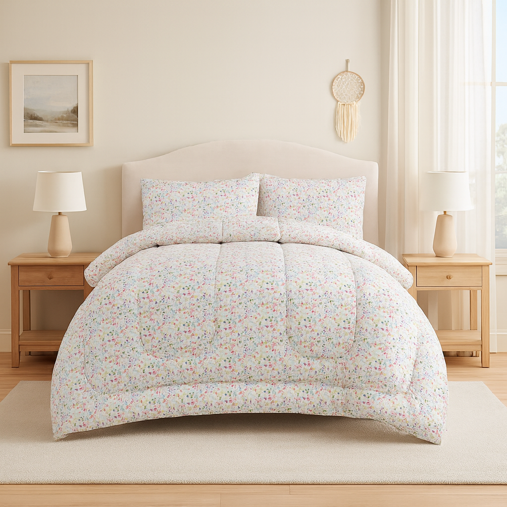 ICF Confetti Cloud Double Size Comforter Set