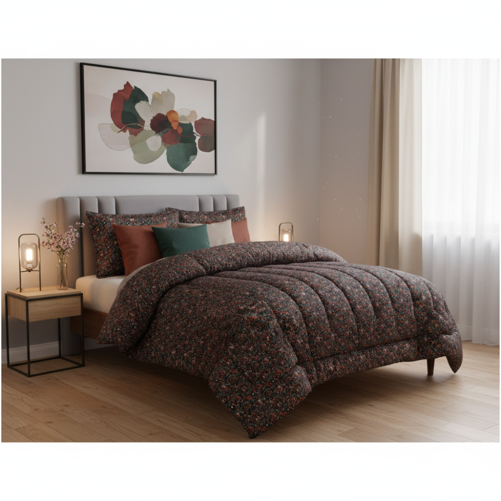 ICF Midnight Meadow Queen Size Comforter