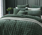 Platinum Apollo Cilantro Quilt Cover Set
