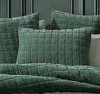 Platinum Apollo Cilantro Quilt Cover Set