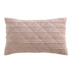 Platinum Corbin Blush Quilted Velvet Quilt Cover Set