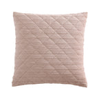Platinum Corbin Blush Quilted Velvet Quilt Cover Set