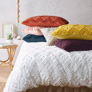Park Avenue Medallion Vintage Tufted Quilt Cover Stone
