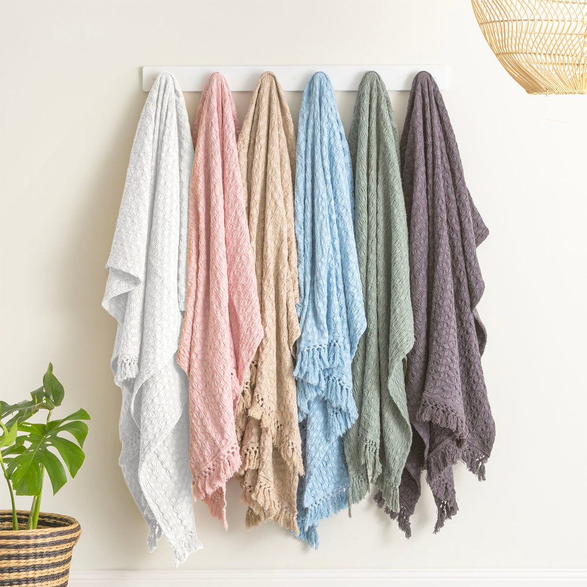 Renee Taylor Throw Alysian Cotton textured Magnet