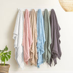 Renee Taylor Throw Alysian Cotton textured Jade