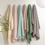 Renee Taylor Throw Cotton Knitted Lenni Camel