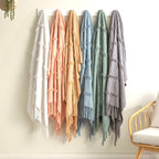 Renee Taylor Throw Cambridge Cotton Tufted Basil