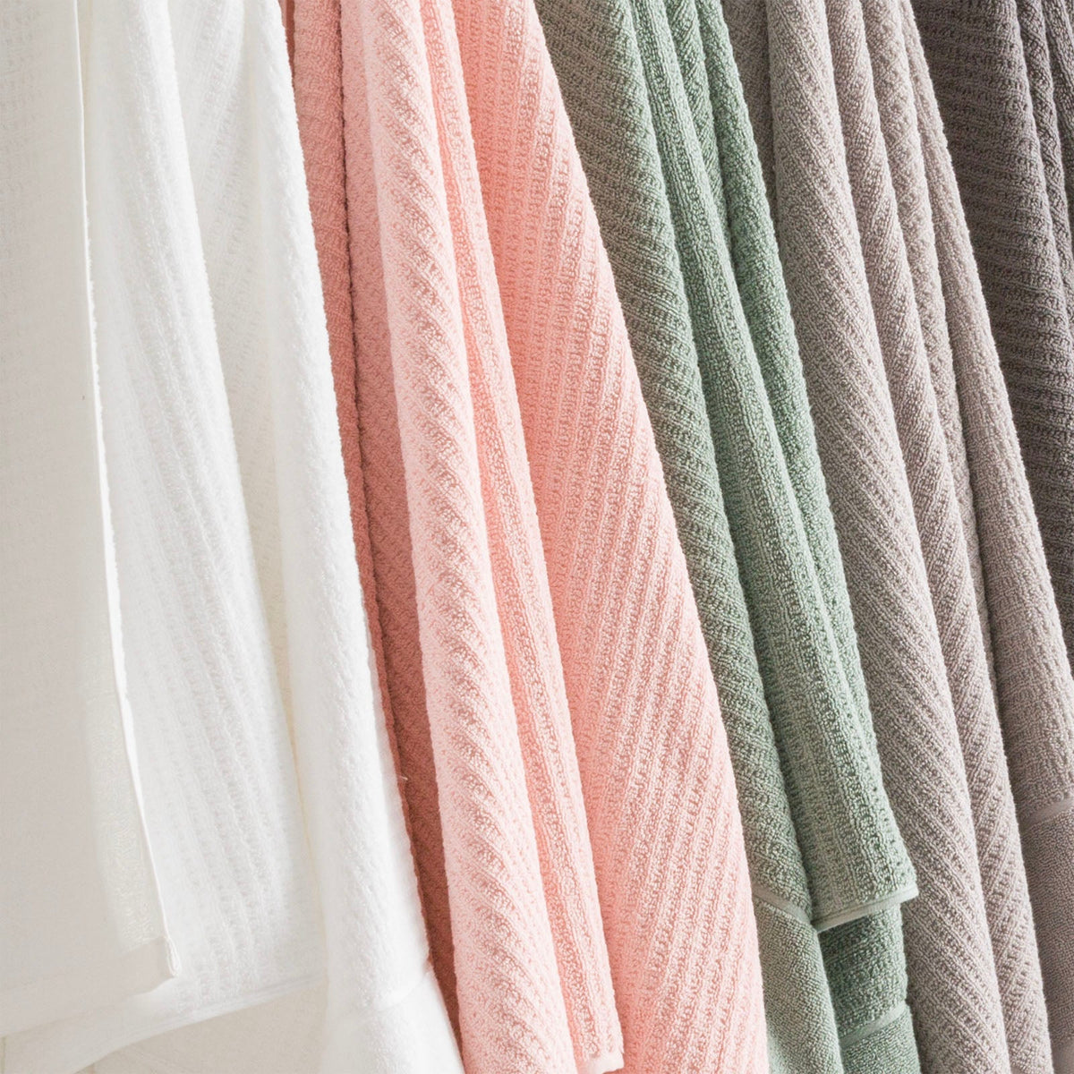 Renee Taylor Cambridge Waffle Towel Sets Fossil