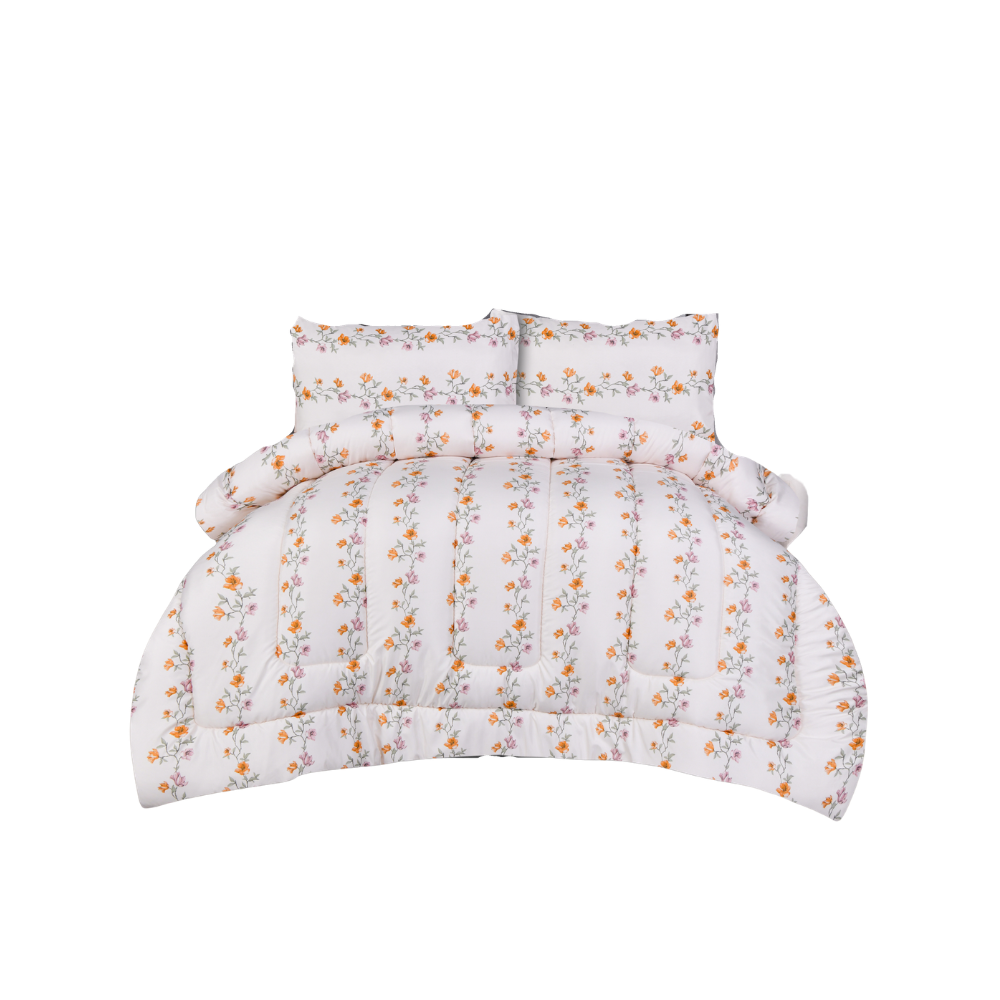 ICF Fleur Line Queen Size Comforter Set
