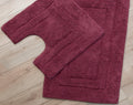 Bath Mat 2 Piece Tufted Bath Mat set Rosebud