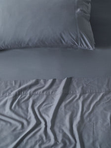 black solid bedsheet set