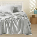 Linen Home White Solid bedsheet set