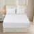 Solid Fitted Sheet Set - White