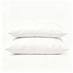 ICF Standard Plain Pure Cotton Cover Pillow  Twin Pack