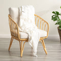 Renee Taylor Throw Alysian Cotton textured White