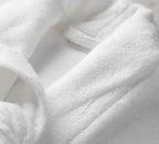 Bath Robe Quick Dry Terry Cotton White