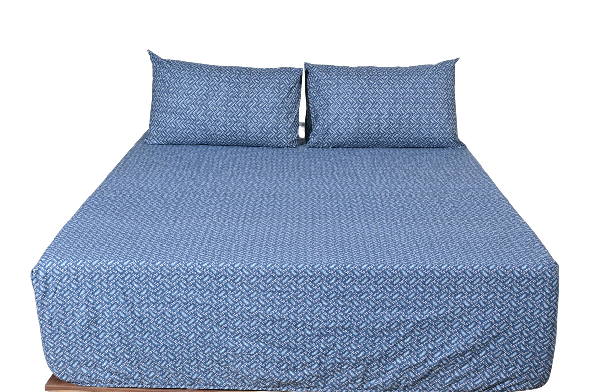 Baltic Pure Cotton Fitted Bed Sheet Combo