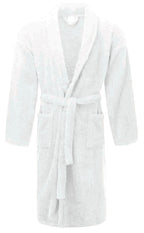 Bath Robe Quick Dry Terry Cotton White