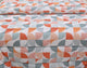 Comforter Set - Orange & Grey