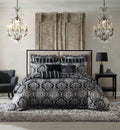 Davinci Chamonix Quilt Cover Set Silver