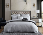Davinci Orion Quilt Cover Set Silver