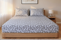 Geo Abstract Pure Cotton Fitted Sheet Combo