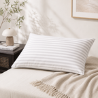 ICF Standard  Stripe Pure Cotton Cover Pillow  Single Pack